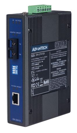 Advantech EKI-2541S-AE Ethernet to Single Mode Fiber