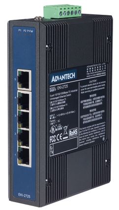 Advantech EKI-2725-BE 5-Port Unmanaged GBE Ethernet
