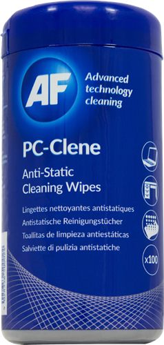 AF PC-Clene Anti-Static PC Wipes Tub - 100 – Cleaning | ACP Online