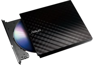 ASUS SDRW-08D2S-U Lite 8x DVD-RW USB External Optical Drive Black