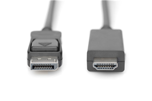 Digitus DisplayPort v1.1 (M) to HDMI v1.4 (M) 2m Monitor Cable