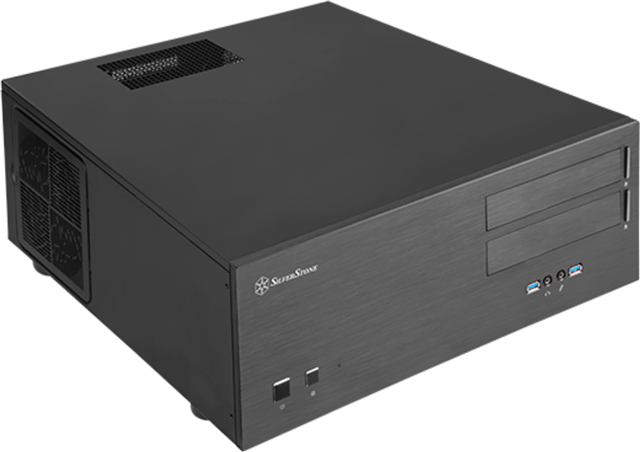 SilverStone GD08 Grandia ATX Black HTPC Case – Cases - OEM PC | ACP Online