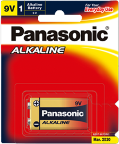 Panasonic 9V Alkaline Battery 1 Pack – Batteries & Chargers | ACP Online