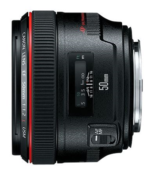 Canon EF 50mm f/1.2L USM EF Mount Lens