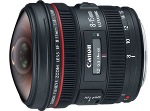 Canon EF 8-15mm f/4L Fisheye USM EF Mount Lens