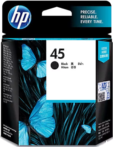 HP 45 Black Ink Cartridge – Printer Consumables | ACP Online