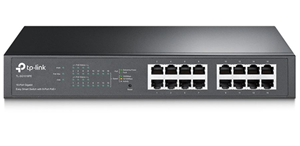 TP-Link TL-SG1016PE 16 Port Gigabit Desktop/Rackmount Switch with 8 Port PoE+