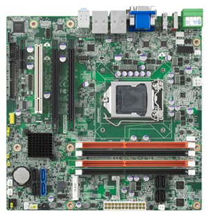 Advantech AIMB-502WG2 mATX 6COM,2GBE,DDR3 Industrial Motherboard