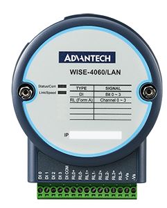 Advantech WISE-4060/LAN 4-ch Digital Input and 4-ch Relay Output IoT Module