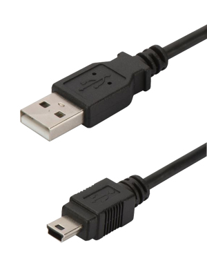 Digitus USB 2.0 Type A (M) to mini USB Type B (M) Cable 1.8m
