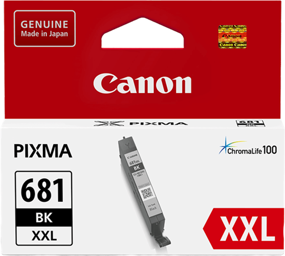 Canon CLI681XXLBK Extra High Yield Black Ink Cartridge – Printer Consumables | ACP Online