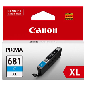 Canon CLI-681XLC High Yield Cyan Ink Cartridge