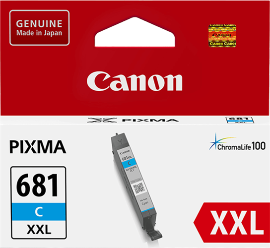 Canon CLI681XXLC Extra High Yield Cyan Ink Cartridge – Printer Consumables | ACP Online