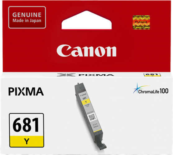 Canon CLI681Y Yellow Standard Yield Ink Cartridge – Printer Consumables | ACP Online