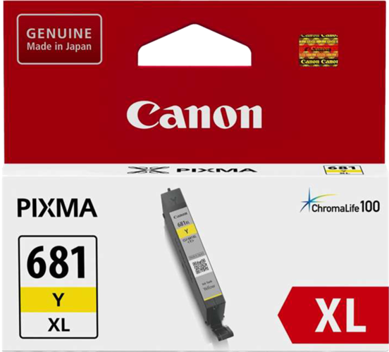 Canon CLI681XLY Yellow High Yield Ink – Printer Consumables | ACP Online