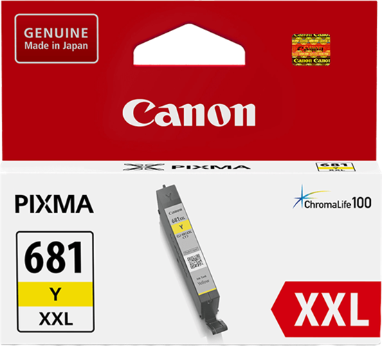 Canon CLI681XXLY Extra High Yield Yellow Ink Cartridge – Printer Consumables | ACP Online