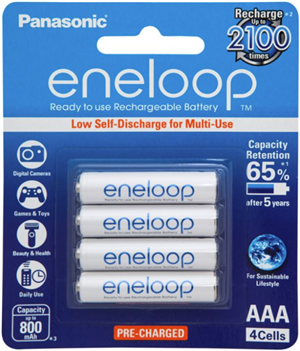 Panasonic Eneloop AAA Rechargeable Battery 4 Pack