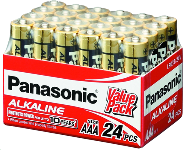 Panasonic AAA Alkaline Battery 24 Pack – Batteries & Chargers | ACP Online