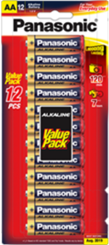 Panasonic AA Alkaline Battery 12 Pack – Batteries & Chargers | ACP Online