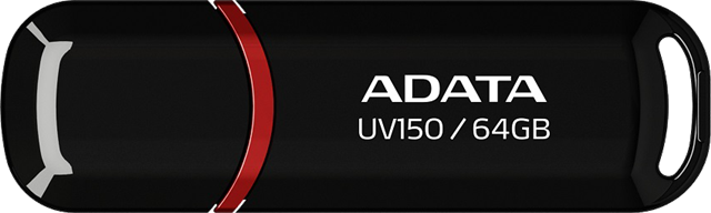 ADATA UV150 Dashdrive USB3.2 64GB Black/Red Flash Drive – Drives - Flash/Pen | ACP Online