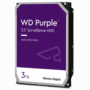 WD Purple 3TB SATA 3.5" Intellipower 64MB Surveillance Hard Drive