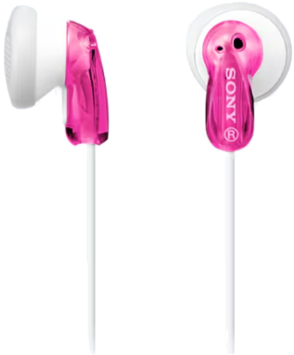 Sony MDRE9LPP Fontopia Headphones - In Ear Style Pink – Headset / Microphone | ACP Online