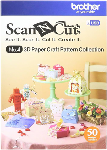 Brother CAUSB4 Fabric USB No.4 3D-Craft Pattern Collection – Sewing & Craft | ACP Online