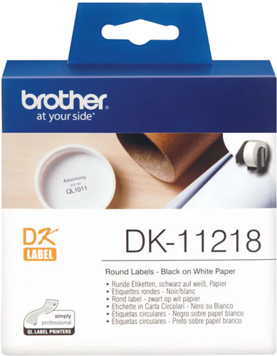 Brother DK11218 1000 Round Labels 24mm x 24mm – POS - Consumables | ACP Online
