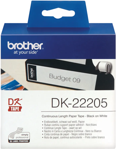 Brother DK22205 Continuous Length Paper Label Tape 62mm x 30.48m – POS - Consumables | ACP Online
