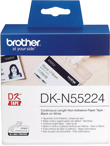 Brother DKN55224 Non-Adhesive Continuous Paper Roll 54mm x 30.48m – POS - Consumables | ACP Online