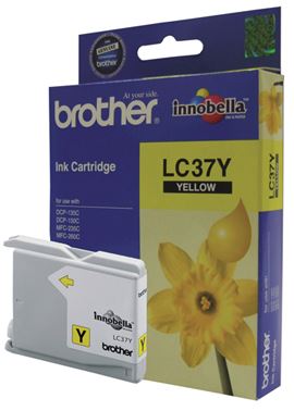 Brother LC37Y Yellow Ink Cartridge