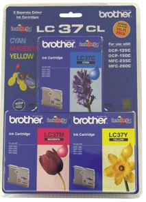 Brother LC37CL3PK Colour Ink Cartridge Triple Pack