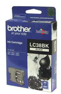 Brother LC38K Black Ink Cartridge