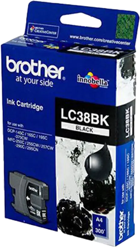 Brother LC38BK Black Ink Cartridge – Printer Consumables | ACP Online