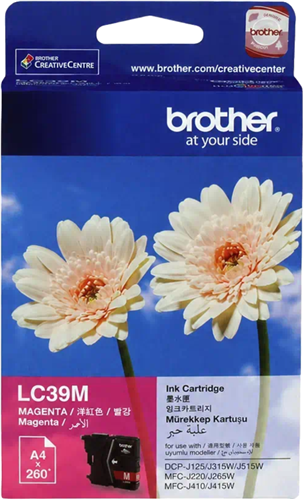 Brother LC39M Magenta Ink Cartridge – Printer Consumables | ACP Online