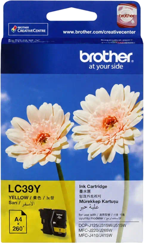 Brother LC39Y Yellow Ink Cartridge – Printer Consumables | ACP Online