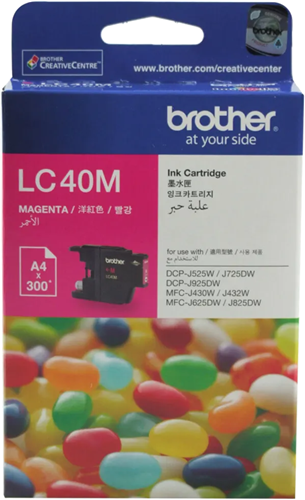 Brother LC40M Magenta Ink Cartridge – Printer Consumables | ACP Online