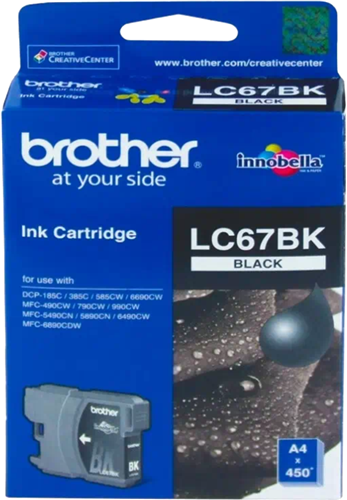 Brother LC67BK Black Ink Cartridge – Printer Consumables | ACP Online