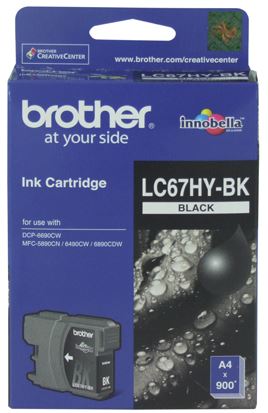 Brother LC67HYBK Black High Yield Ink Cartridge