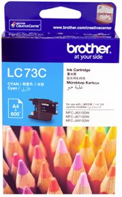 Brother LC73C Cyan Ink Cartridge