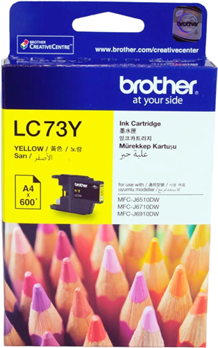 Brother LC73Y Yellow Ink Cartridge – Printer Consumables | ACP Online