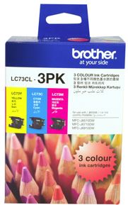 Brother LC73CL3PK Colour Ink Cartridge Triple Pack