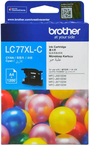 Brother LC77XLC Cyan High Yield Ink Cartridge – Printer Consumables | ACP Online