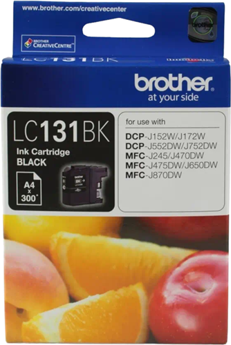 Brother LC131BK Black Ink Cartridge – Printer Consumables | ACP Online