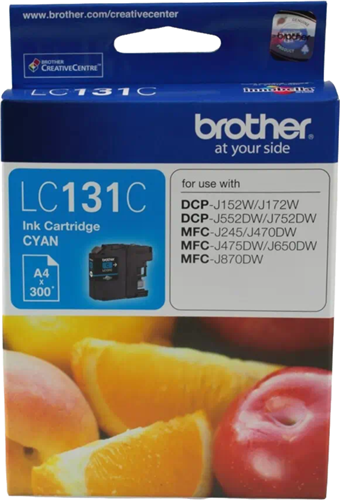 Brother LC131C Cyan Ink Cartridge – Printer Consumables | ACP Online