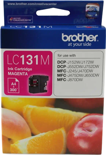 Brother LC131M Magenta Ink Cartridge – Printer Consumables | ACP Online