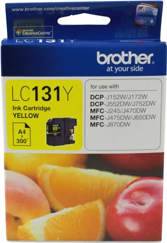 Brother LC131Y Yellow Ink Cartridge – Printer Consumables | ACP Online