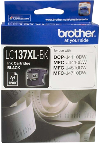 Brother LC137XLBK Black High Yield Ink Cartridge – Printer Consumables | ACP Online