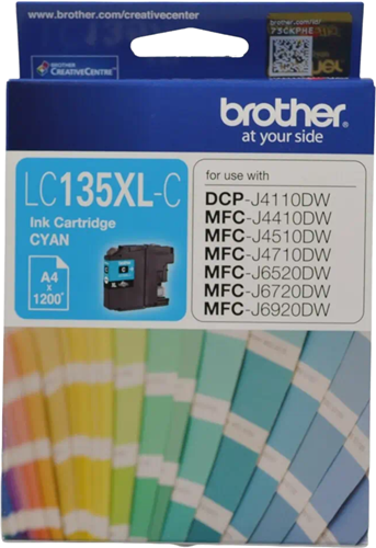 Brother LC135XLC Cyan High Yield Ink Cartridge – Printer Consumables | ACP Online