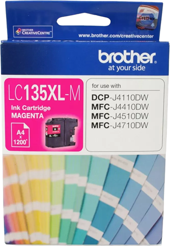 Brother LC135XLM Magenta High Yield Ink Cartridge – Printer Consumables | ACP Online